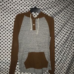 Tan and grey pullover